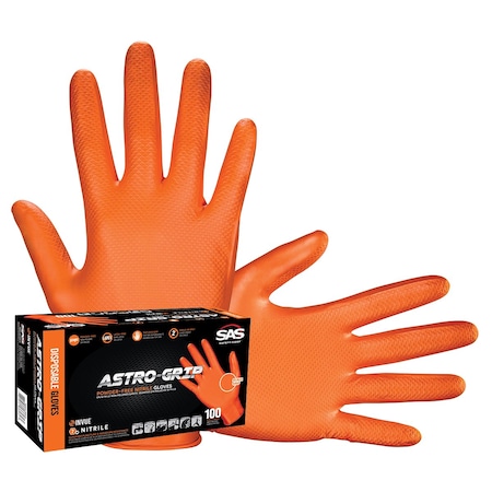 Sas Safety ASTRO GRIP PF, EX NITRLE L, 66473 66473